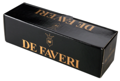Etui "Nera" voor 1 fles Prosecco De Faveri van 750 ml
